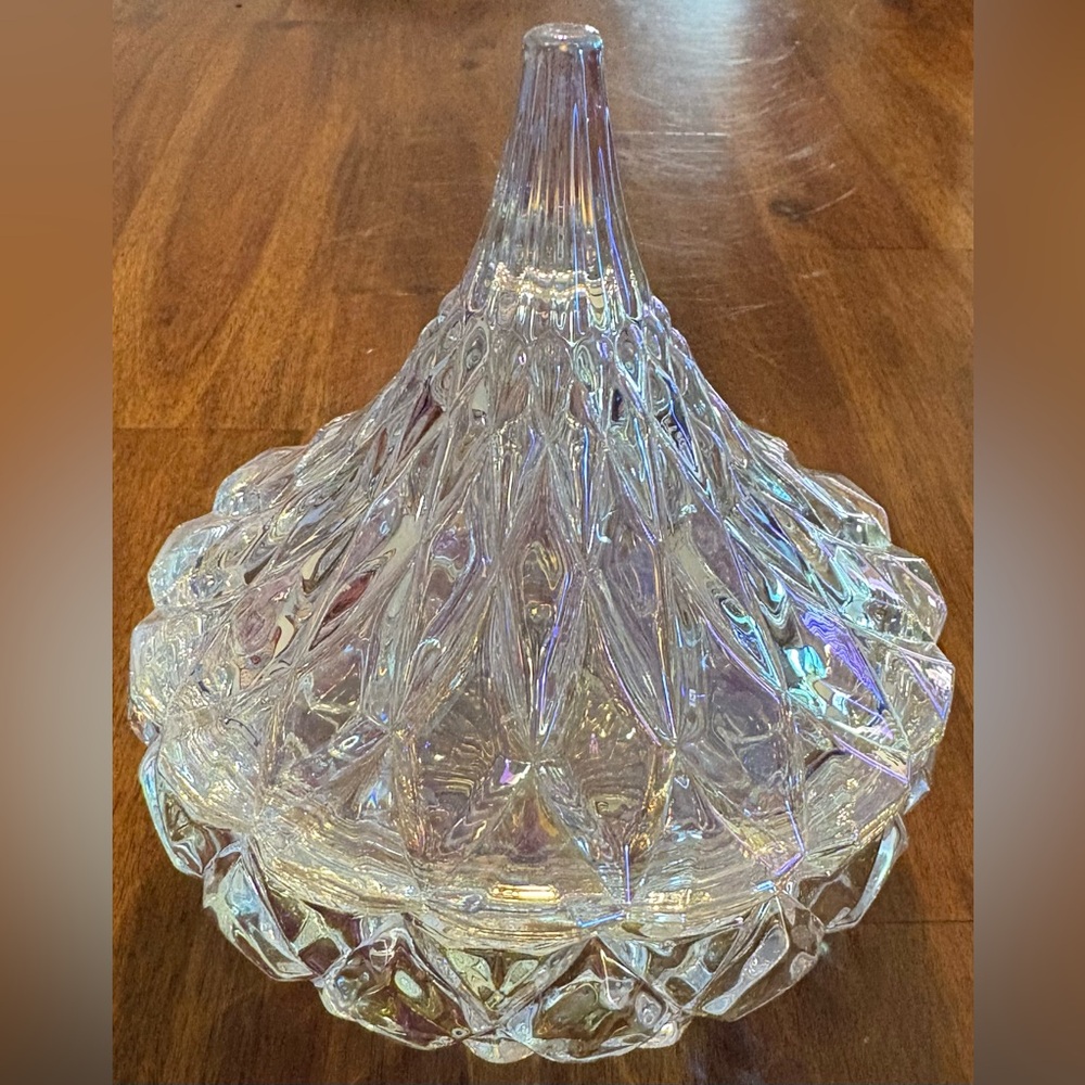 3/$15 NWOT Iridescent Glass Decorative Piece Candy Dish Jewelry Dish